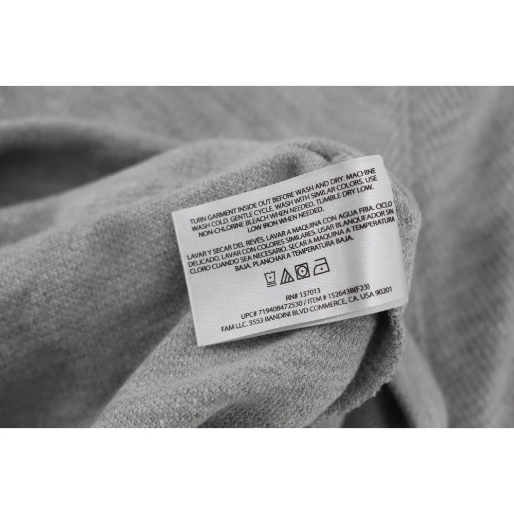 Banana Republic Mens Gray Crewneck Long Sleeve Sweater Size XL‎